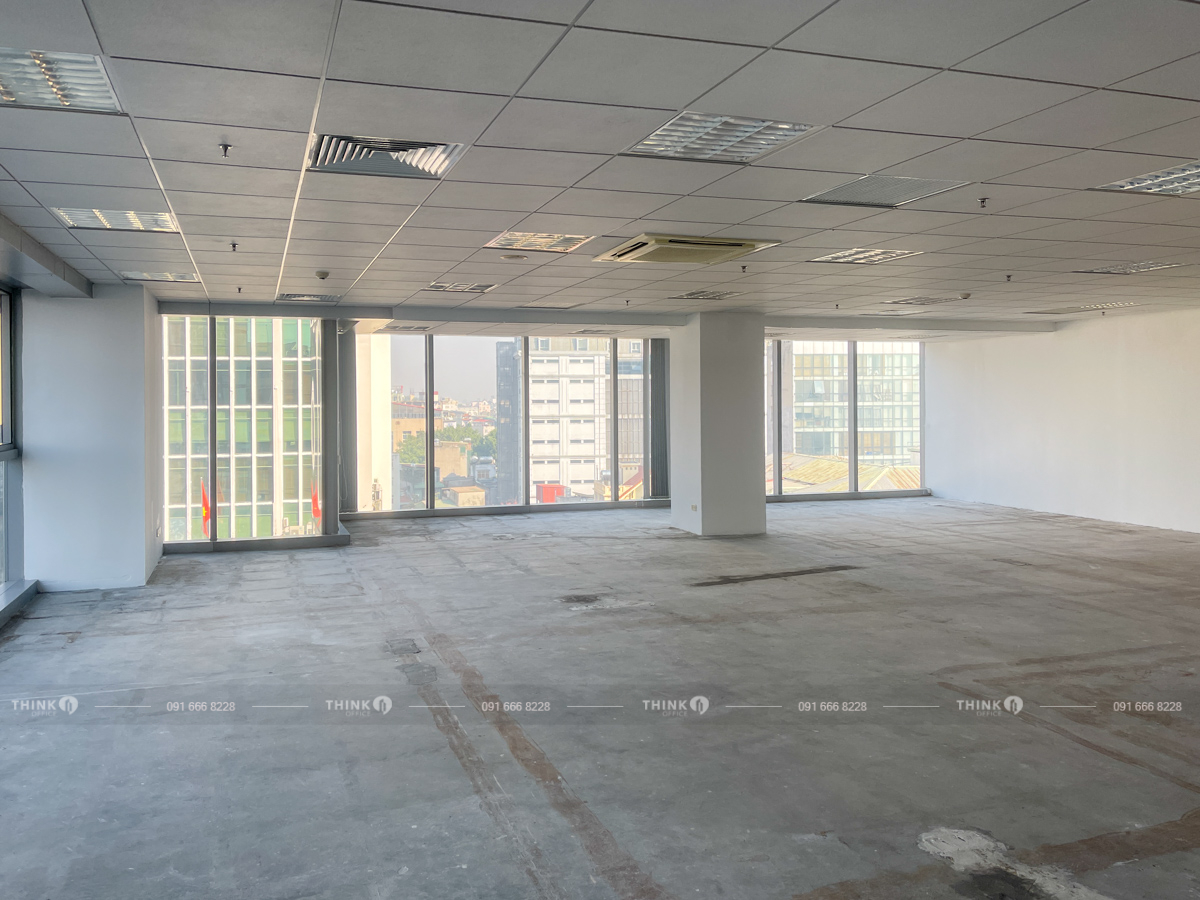 Mặt bằng cho thuê điển hình Capital Tower Trần Hưng Đạo