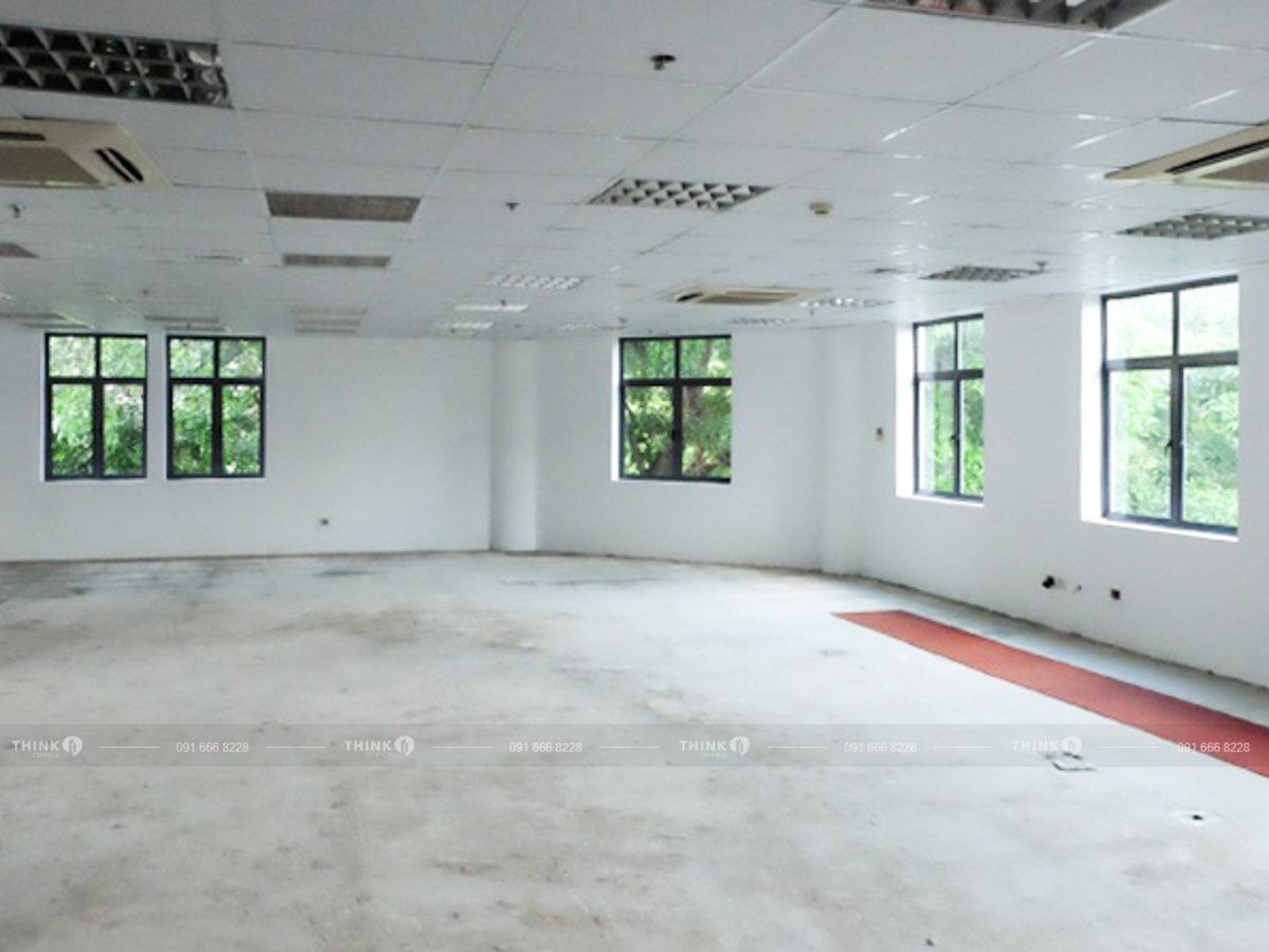 Mặt bằng cho thuê điển hình toà nhà Asia Tower Phố Nhà Thờ