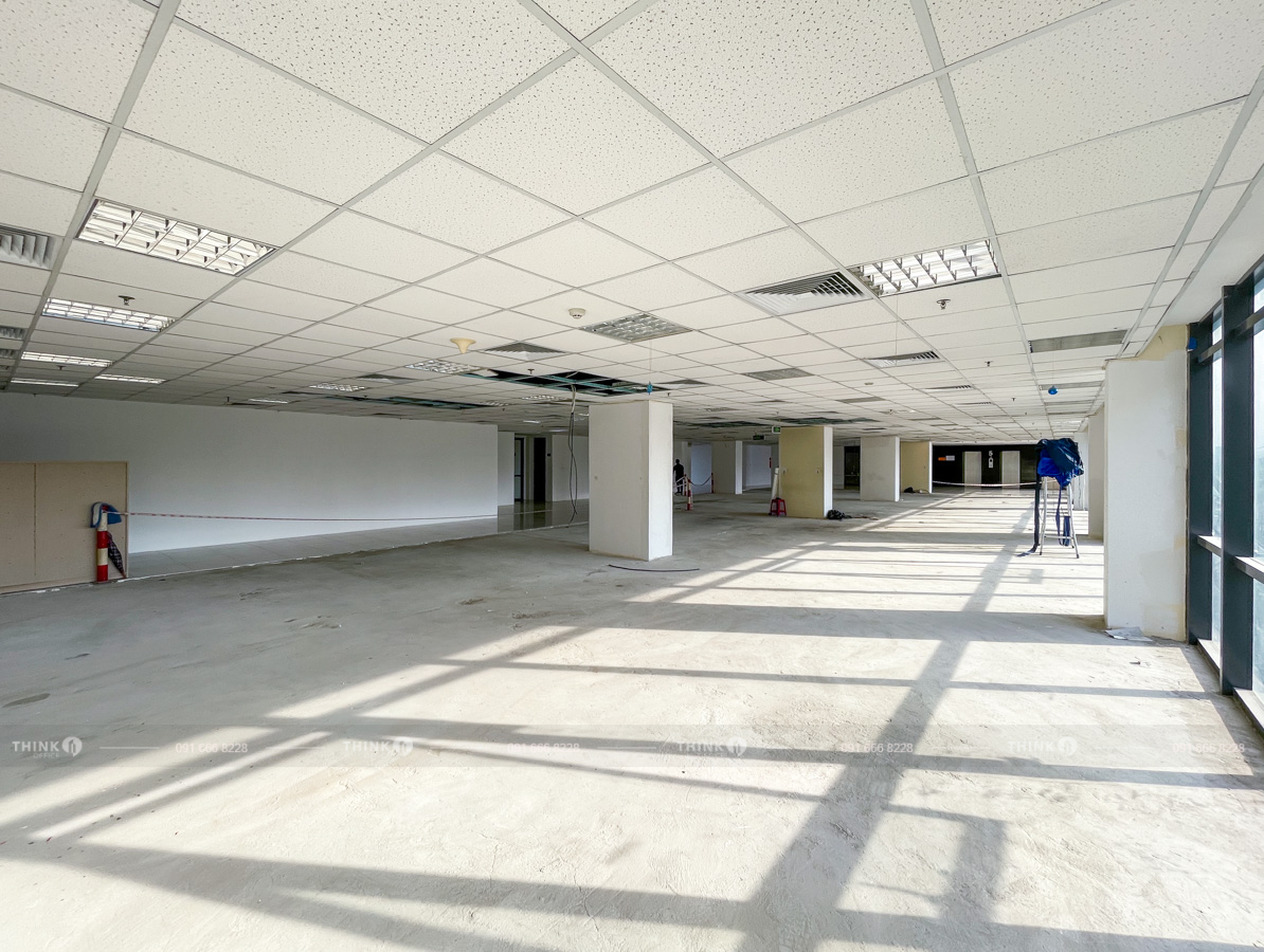 Mặt bằng cho thuê điển hình toà nhà Cland Lê Đức Thọ