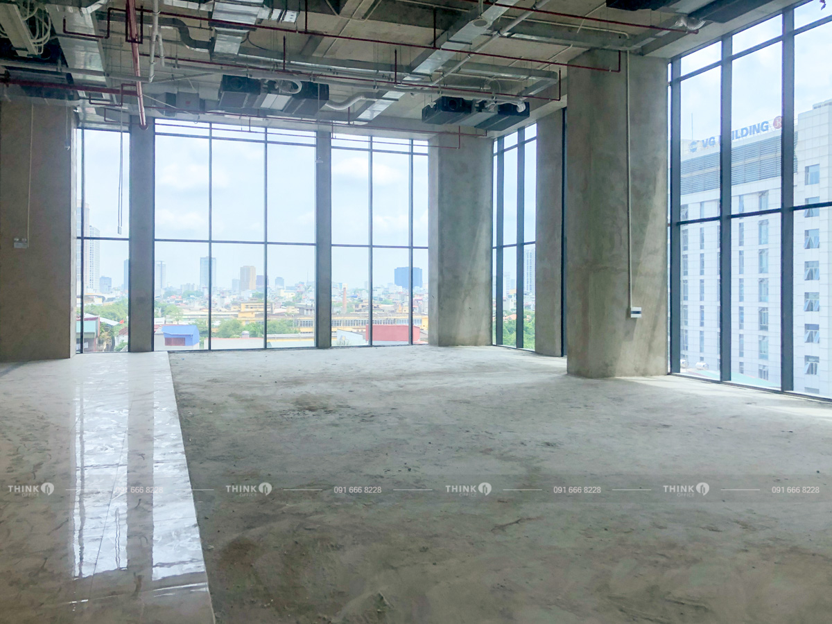 Mặt bằng cho thuê điển hình toà nhà Gold Tower