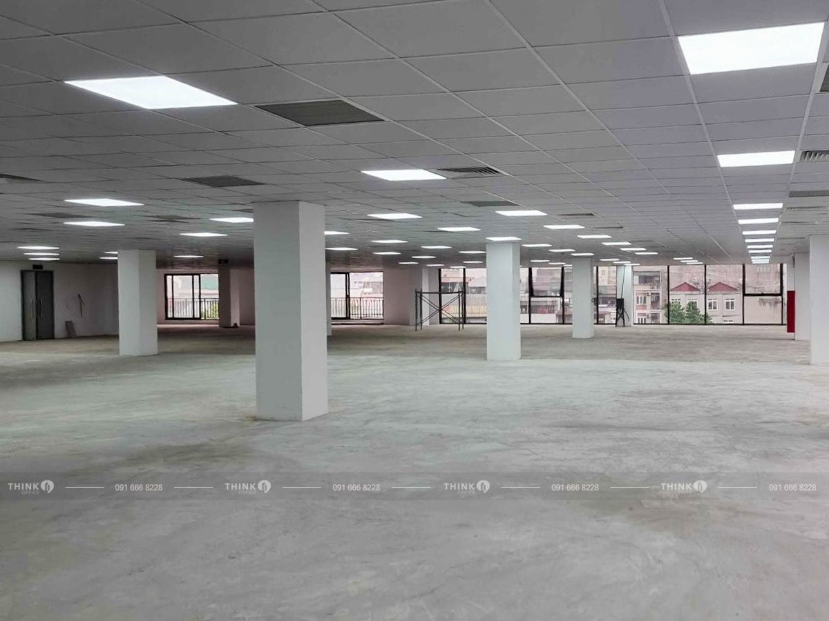 Mặt bằng cho thuê điển hình toà nhà Luxury Office Võ Chí Công