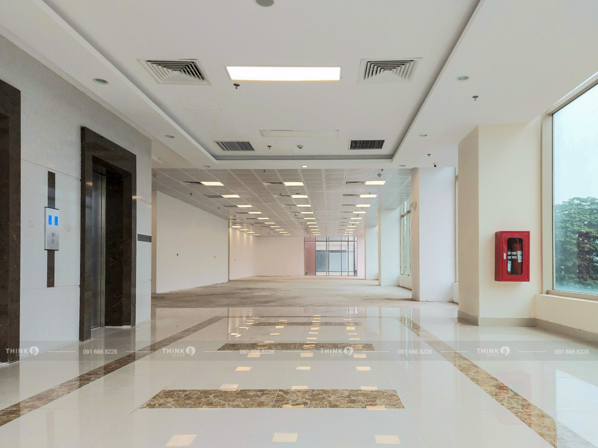 Mặt bằng điển hình cho thuê toà nhà Mandarin Garden 2 Tân Mai