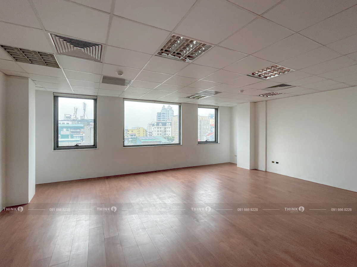 Mặt bằng điển hình cho thuê toà nhà Quý Hạnh Building 165 Bà Triệu
