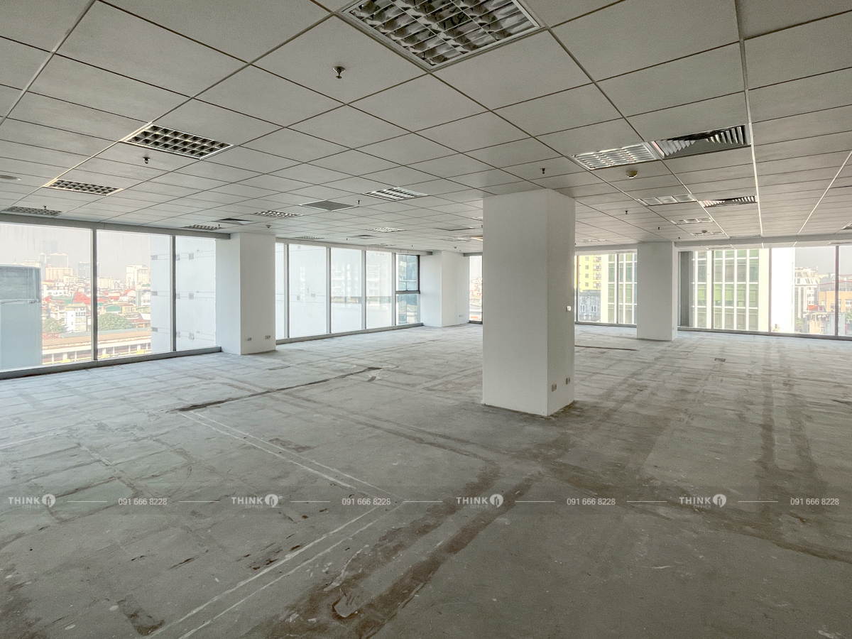 Mặt bằng văn phòng cho thuê điển hình Capital Tower
