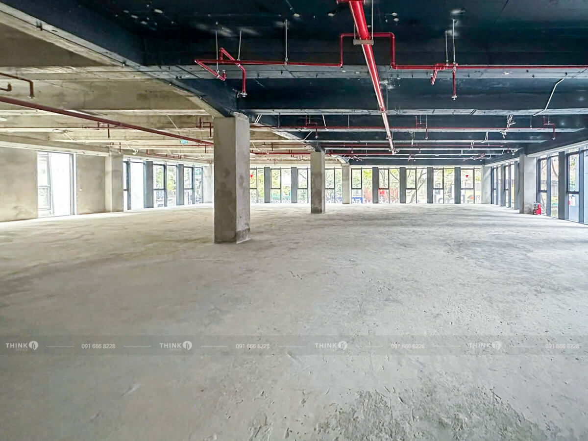 Mặt bằng văn phòng cho thuê điển hình toà nhà HEAC Building
