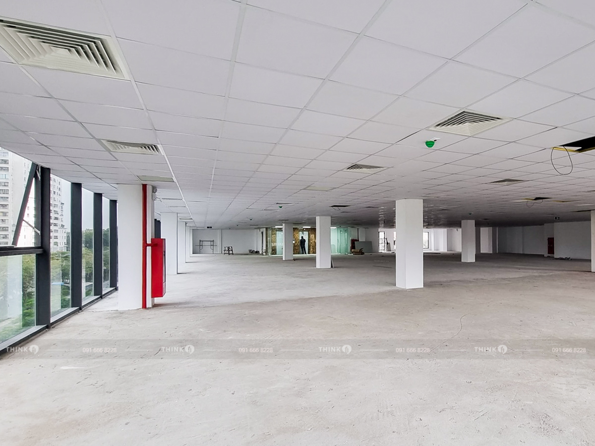 Mặt bằng văn phòng cho thuê điển hình toà nhà Luxury Office Võ Chí Công