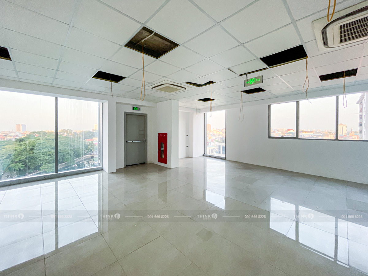 Mặt bằng văn phòng cho thuê điển hình toà nhà Ngọc Khánh Building