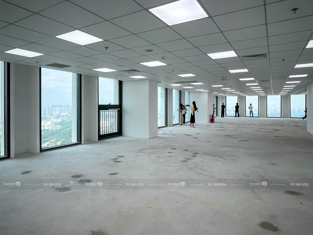 Mặt bằng văn phòng cho thuê điển hình toà nhà Pearl Tower Châu Văn Liêm