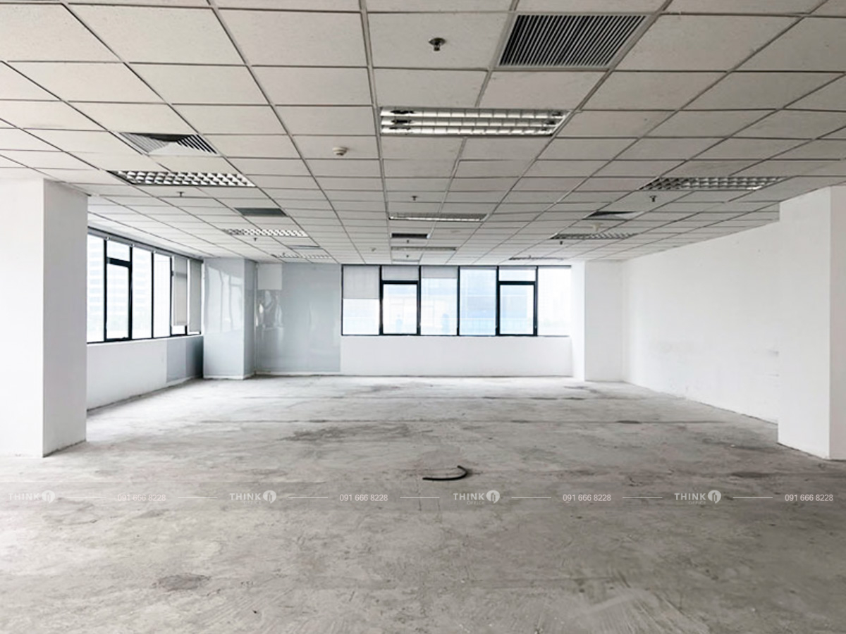 Mặt bằng văn phòng cho thuê điển hình toà nhà Tasco Building