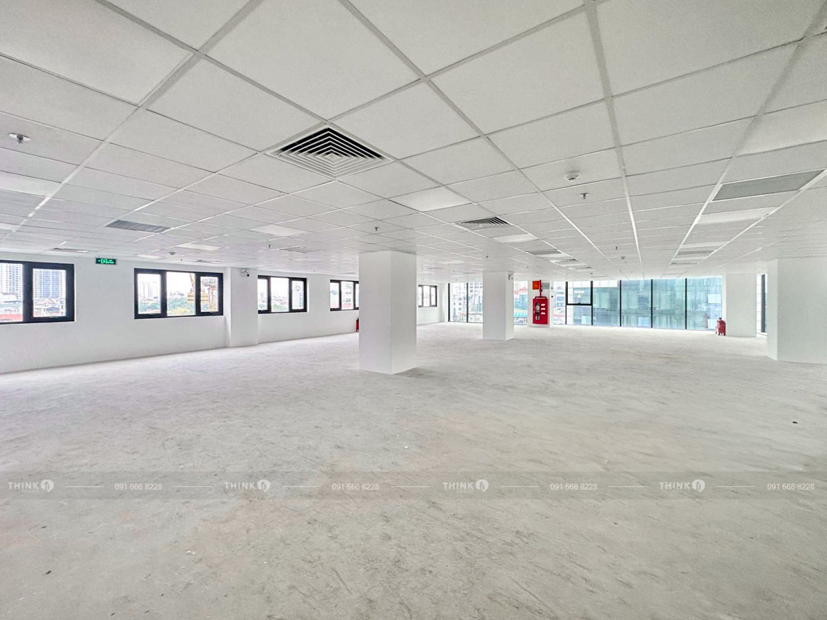 Mặt bằng văn phòng cho thuê điển hình toà nhà Vạn Phúc Building