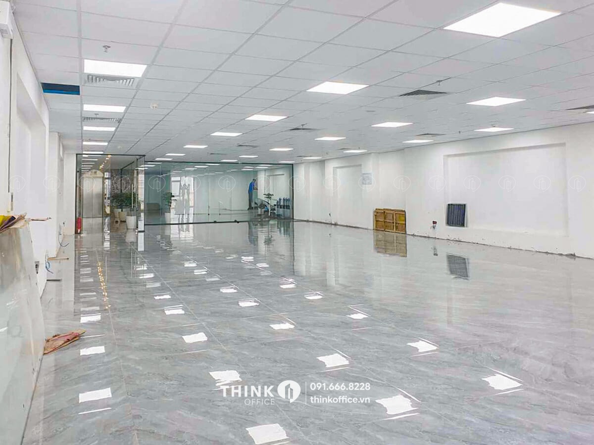 Mặt bằng văn phòng sẵn sàng bàn giao cho thuê tại toà nhà TVL Building 153 Đội Cấn