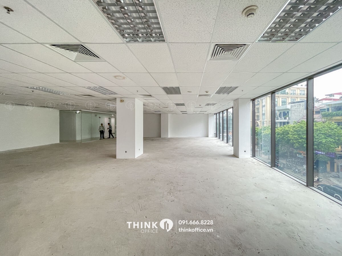 Mặt bằng văn phòng điển hình cho thuê Discovery Central 67 Trần Phú