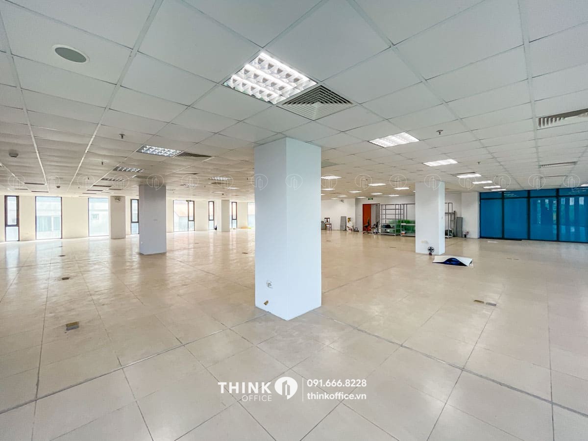 Mặt bằng văn phòng điển hình cho thuê SISC Tower Láng Hạ