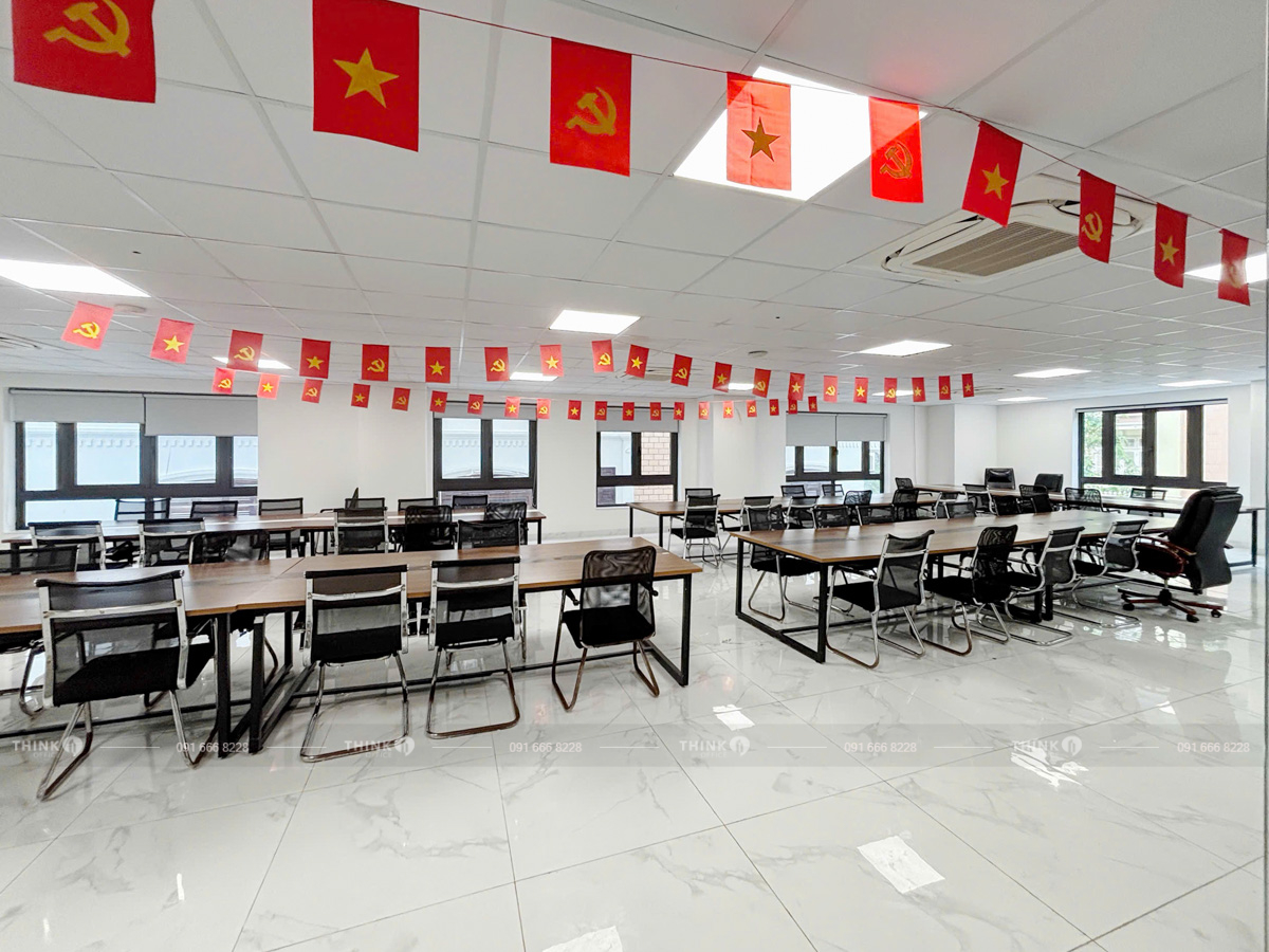 Mặt bằng văn phòng điển hình cho thuê Sky Building Vũ Ngọc Phan
