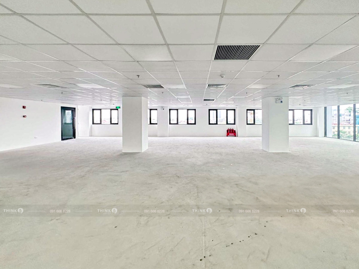 Mặt bằng văn phòng điển hình cho thuê Vạn Phúc Building