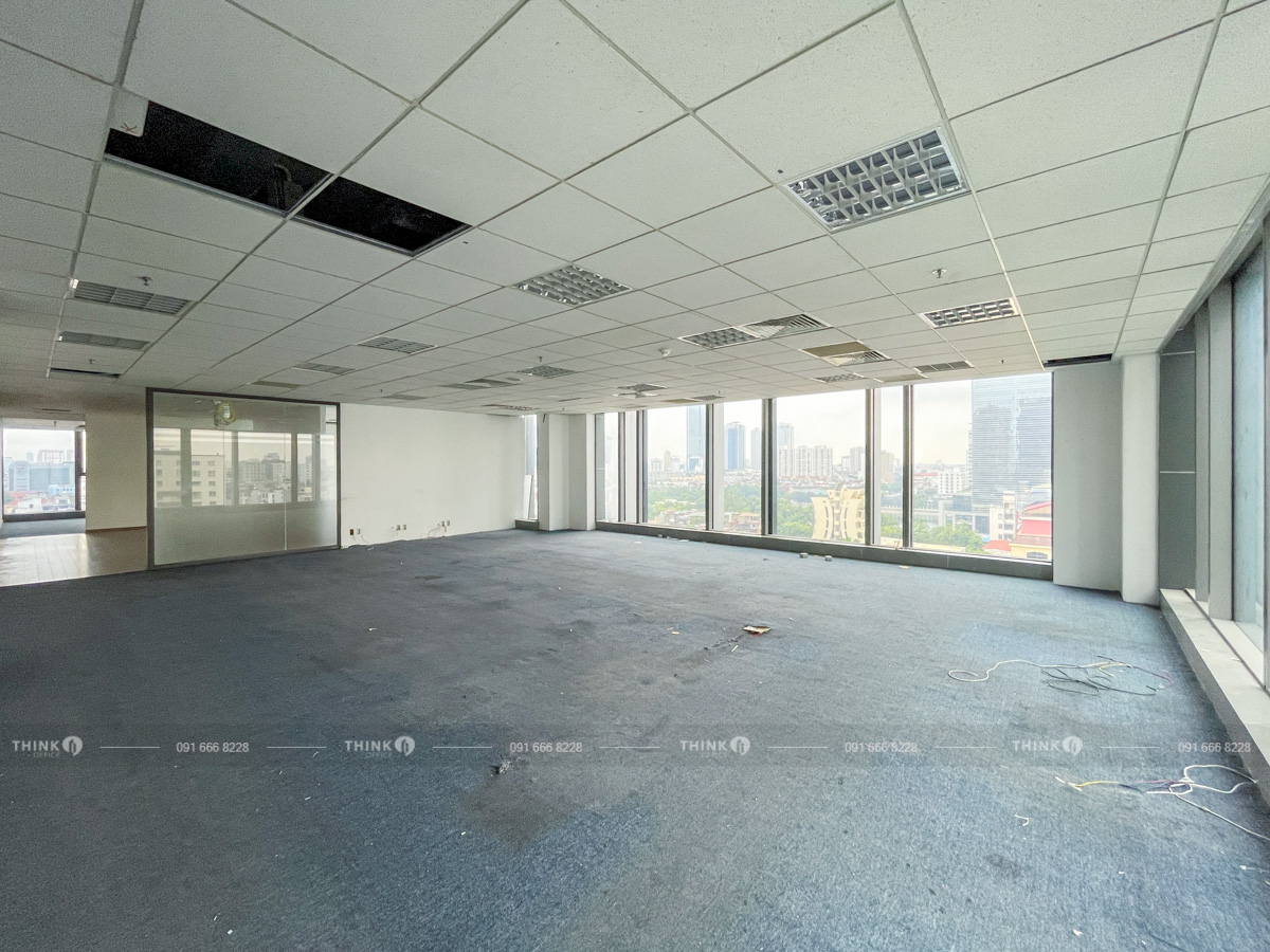 Mặt bằng văn phòng điển hình cho thuê Vinaconex Tower Láng Hạ