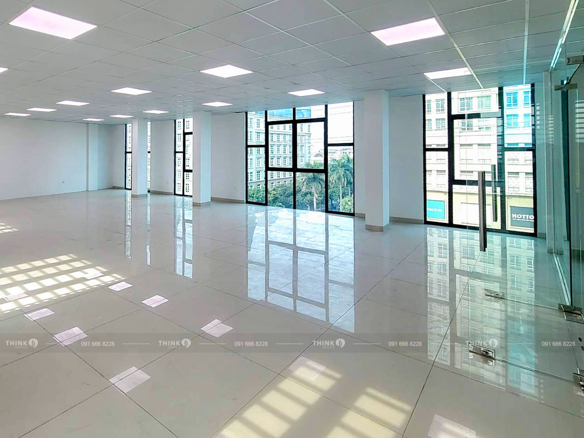 Mặt bằng văn phòng điển hình cho thuê toà nhà 45 Mễ Trì