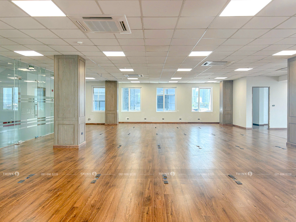 Mặt bằng văn phòng điển hình cho thuê toà nhà AM Group Đường Láng