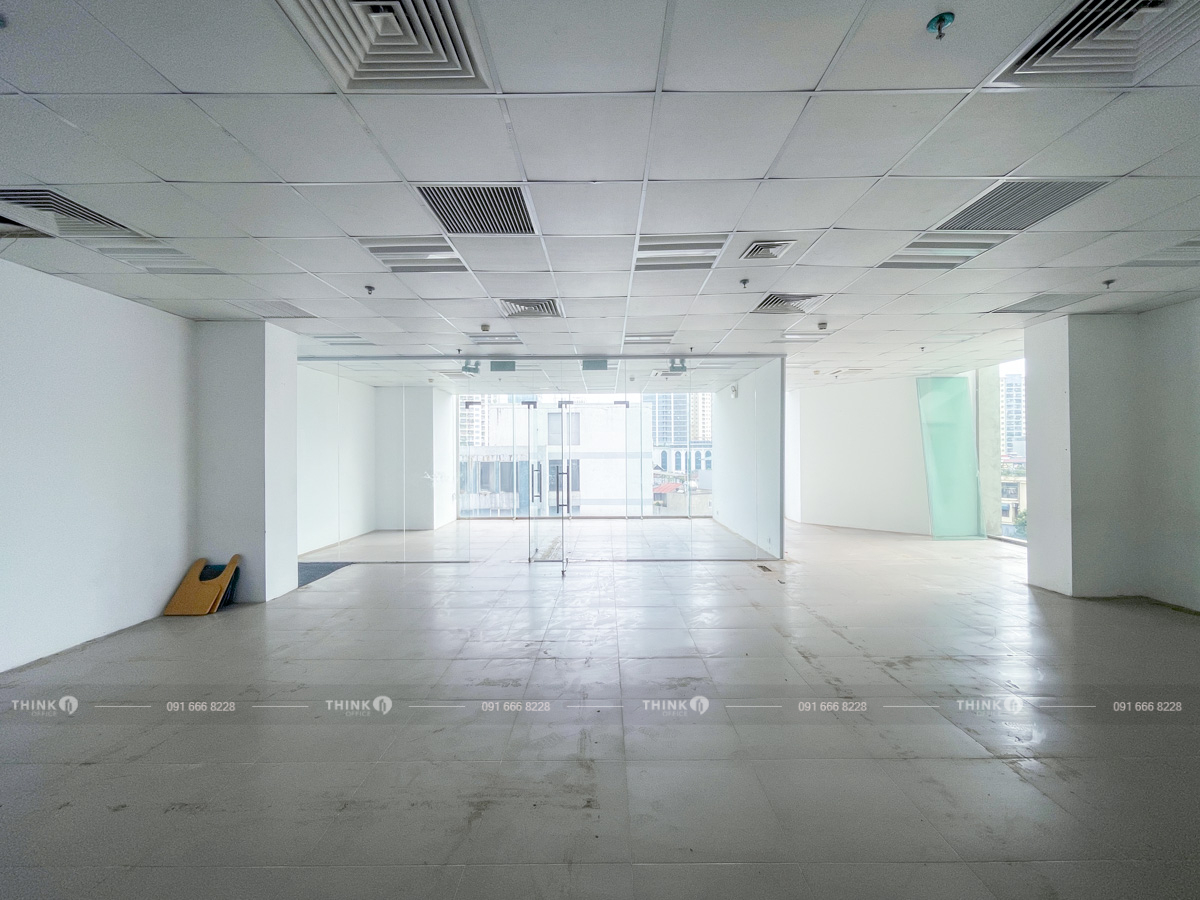 Mặt bằng văn phòng điển hình cho thuê toà nhà C14 Bắc Hà