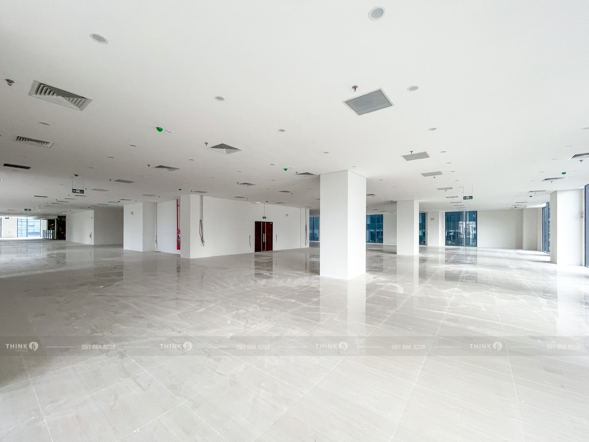 Mặt bằng văn phòng điển hình cho thuê toà nhà Capital Elite Phạm Hùng