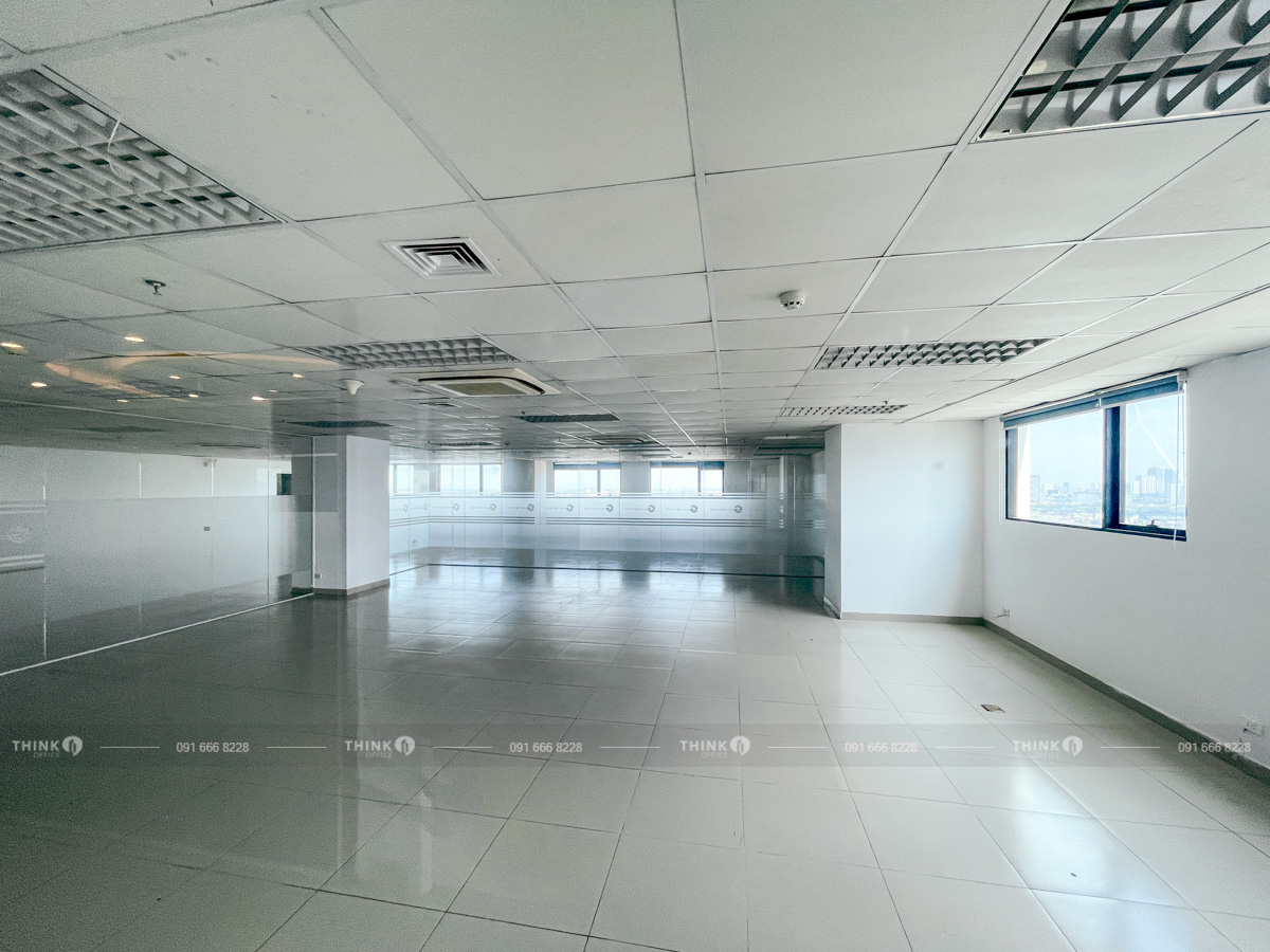 Mặt bằng văn phòng điển hình cho thuê toà nhà Intracom Cầu Diễn