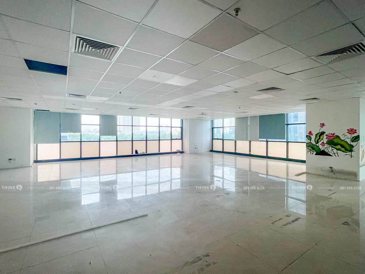 Mặt bằng văn phòng điển hình cho thuê toà nhà N01T3 Ngoại Giao Đoàn