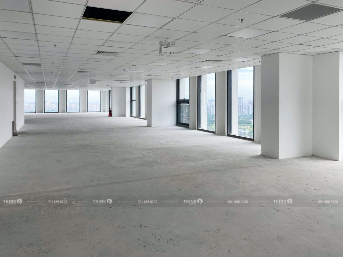 Mặt bằng văn phòng điển hình cho thuê toà nhà Pearl Tower Châu Văn Liêm