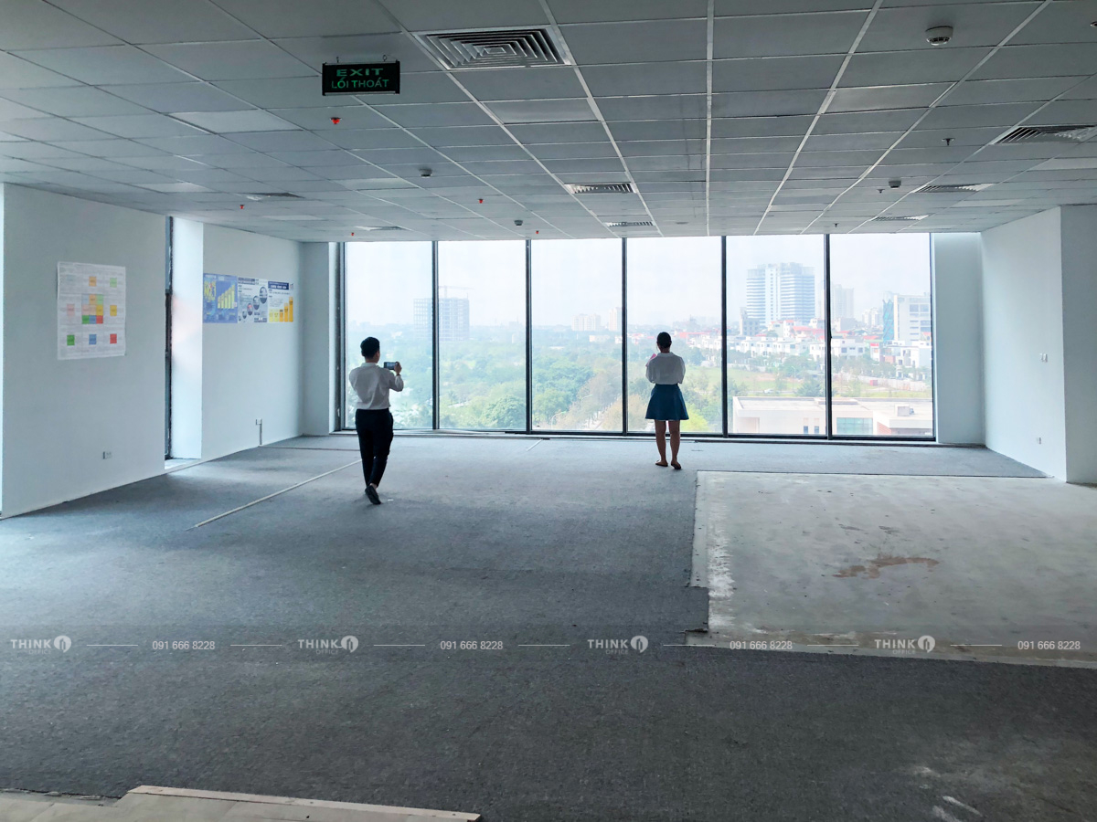 Mặt bằng văn phòng điển hình cho thuê toà nhà Quang Minh Tower N02 T3