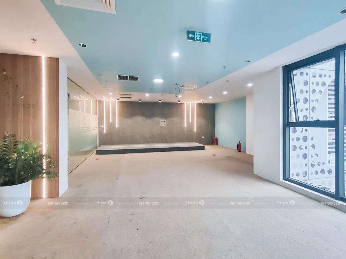 Mặt bằng văn phòng điển hình cho thuê toà nhà Vinhomes West Point