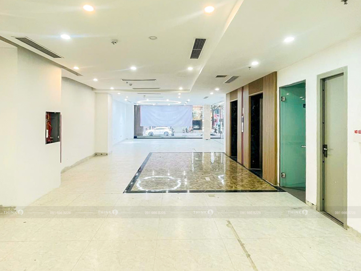 Mặt bằng văn phòng tầng 1 điển hình cho thuê toà nhà 352 Phố Huế