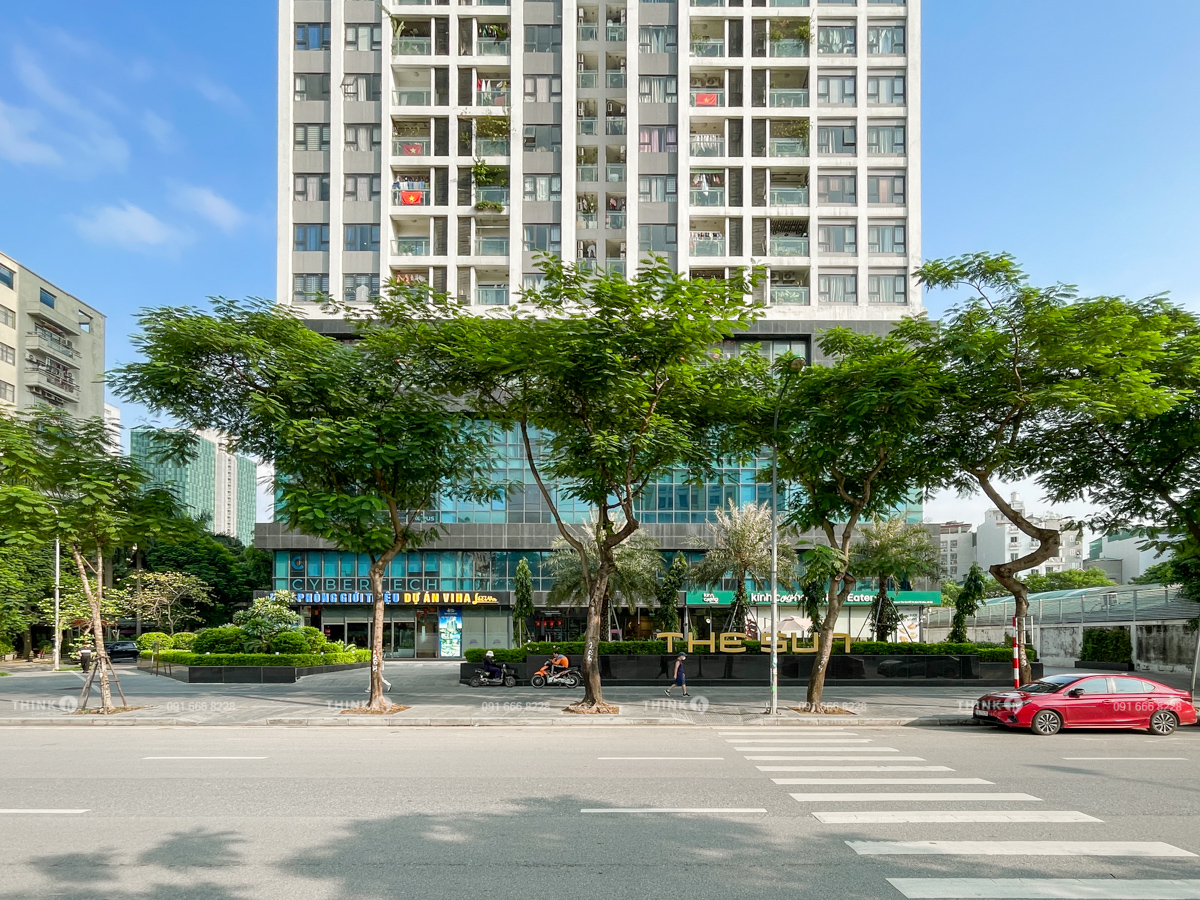 Mặt ngoài toà nhà The Sun Mễ Trì