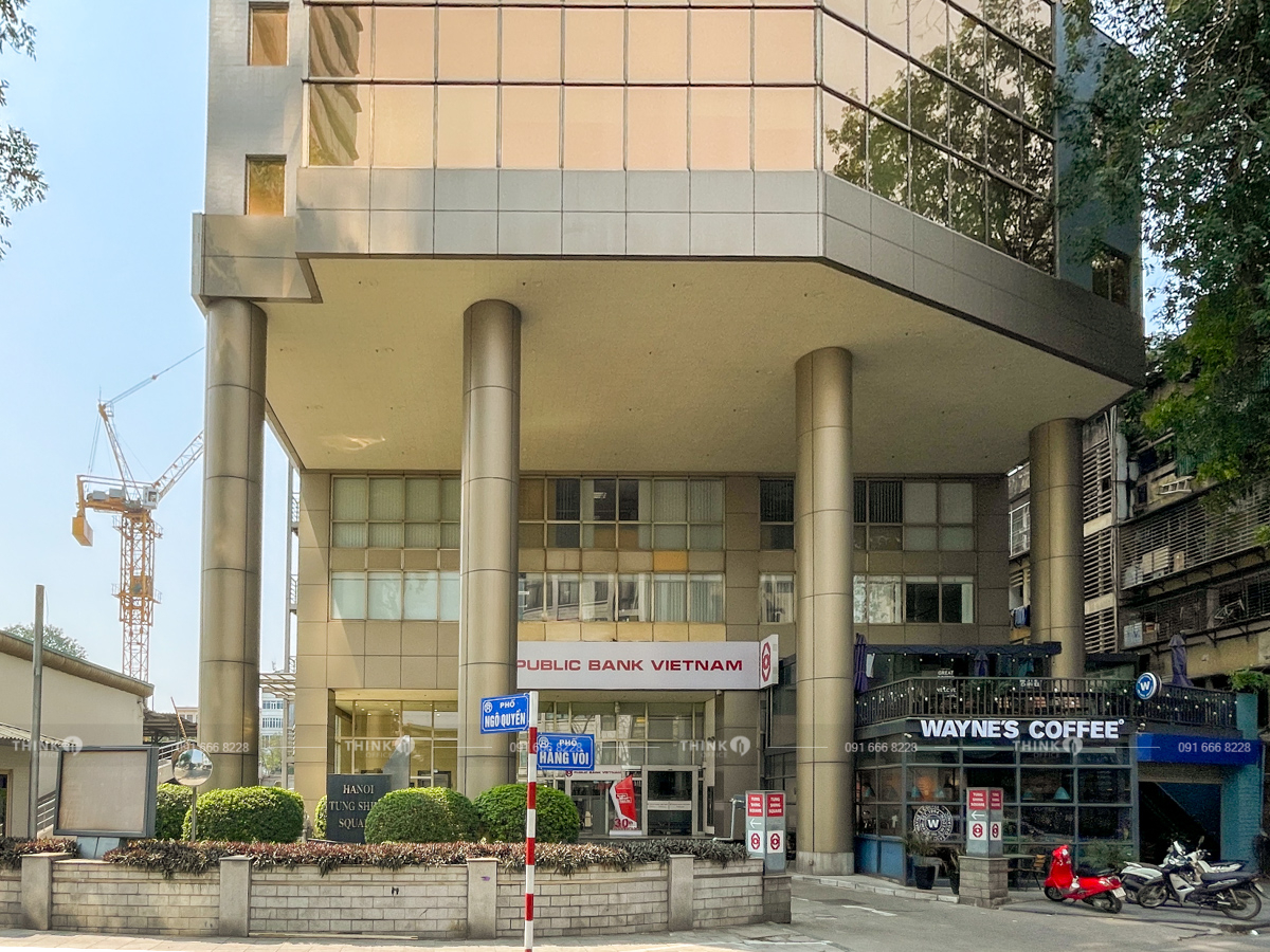 Mặt ngoài toà nhà Tungshing Square Ngô Quyền