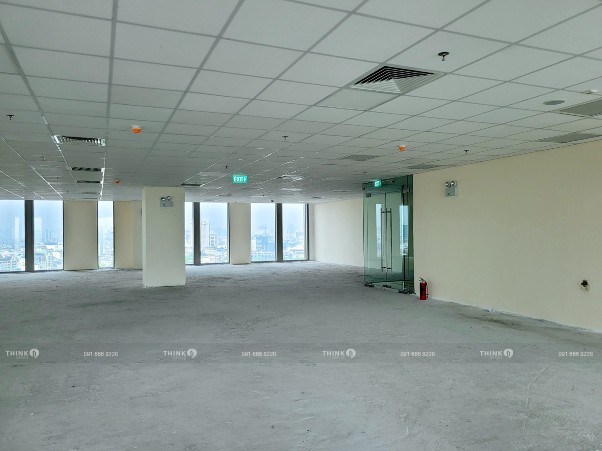 Sàn văn phòng trống cho thuê điển hình BRG Tower Trần Quang Khải