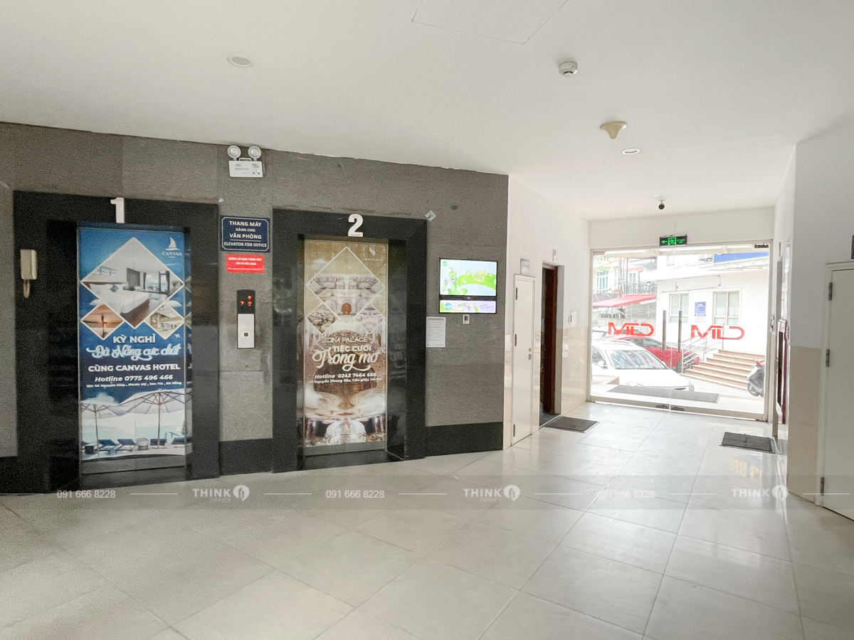 Sảnh thang máy toà nhà CTM Building Cầu Giấy