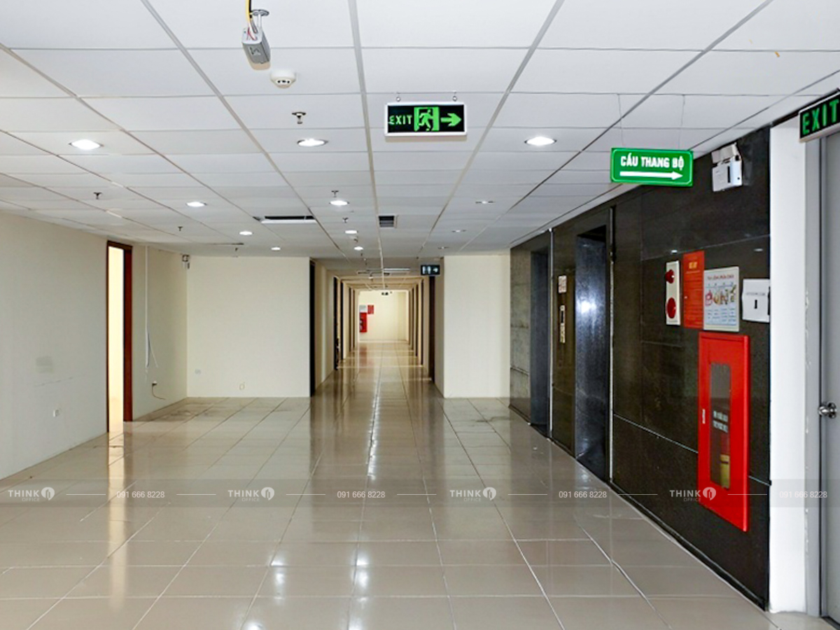 Sảnh thang máy toà nhà Công Đoàn 1B Yết Kiêu
