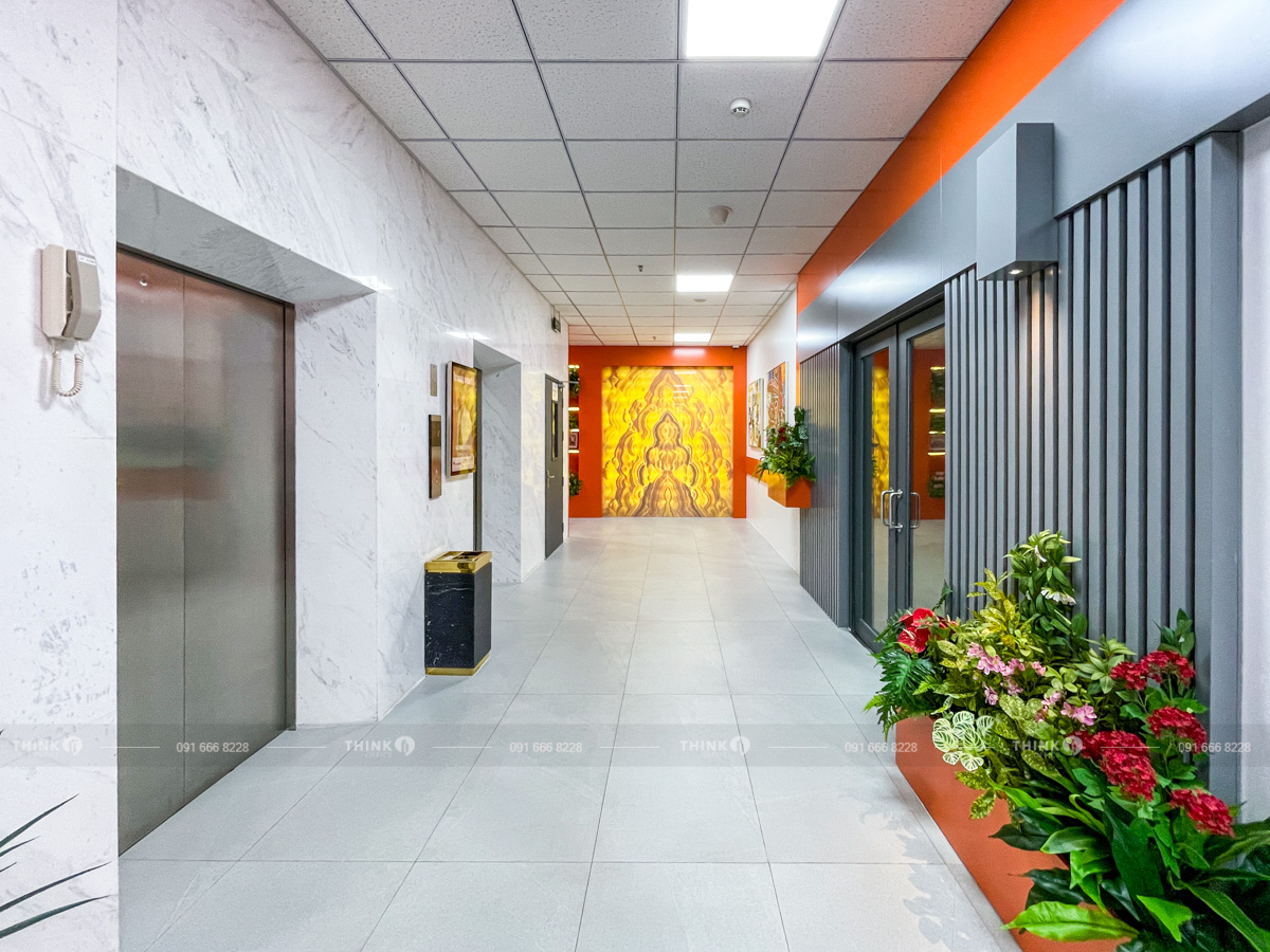 Sảnh thang máy văn phòng SD Building