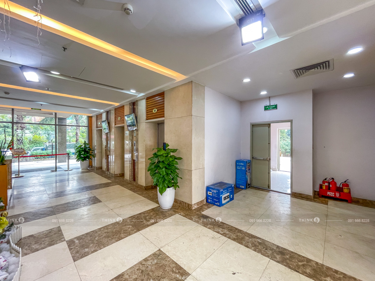Sảnh thang máy văn phòng toà nhà Hudland Tower