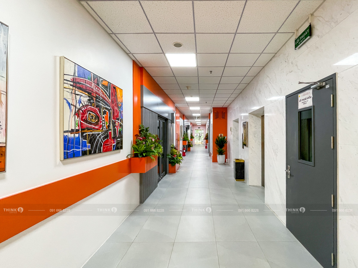 Sảnh thang máy văn phòng toà nhà SD Building