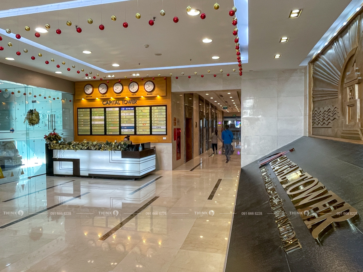 Sảnh toà nhà Capital Tower