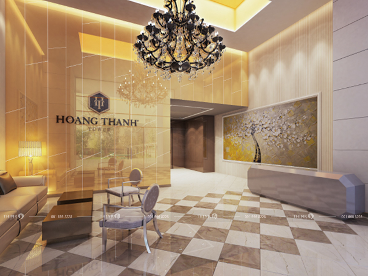 Sảnh toà nhà Hoàng Thành Tower Mai Hắc Đế
