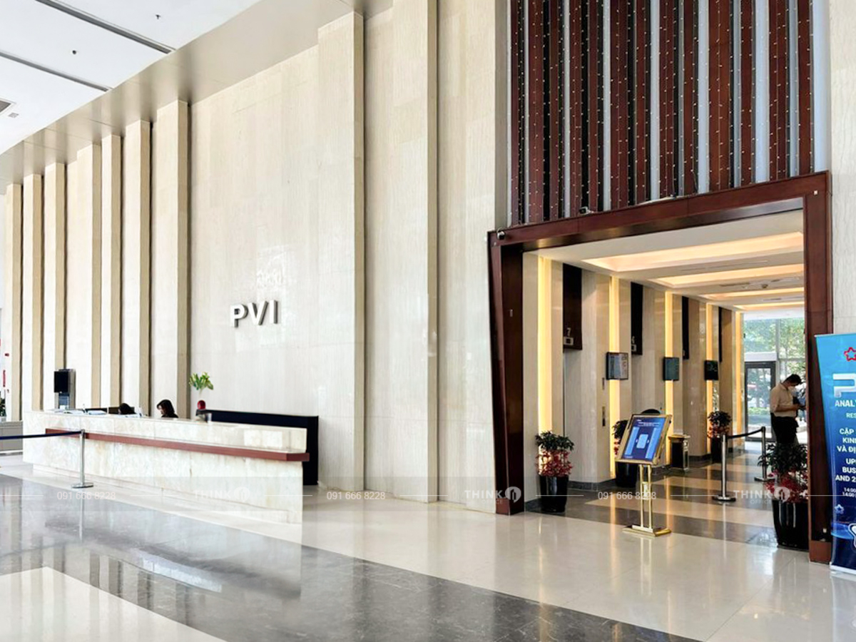 Sảnh toà nhà PVI Tower