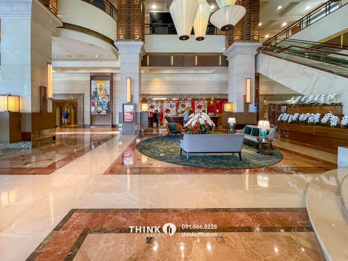 Sảnh toà nhà Pan Pacific Hanoi 1 đường Thanh Niên