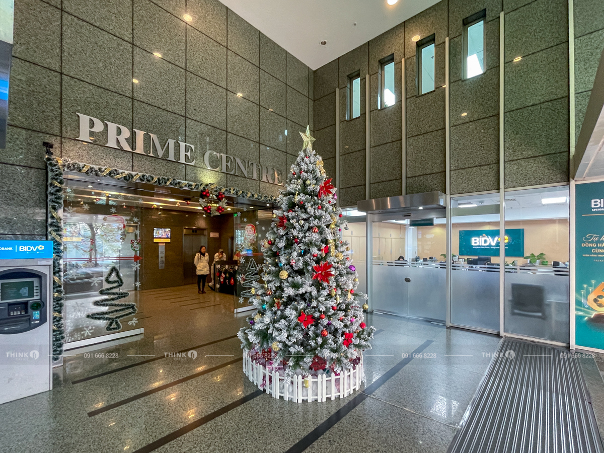 Sảnh toà nhà Prime Centre Quang Trung