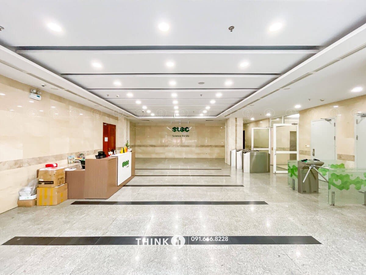 Sảnh toà nhà SISC Tower Láng Hạ