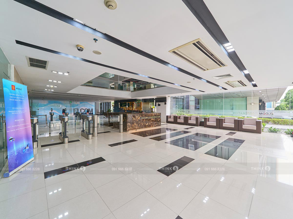 Sảnh văn phòng toà nhà Elcom Building
