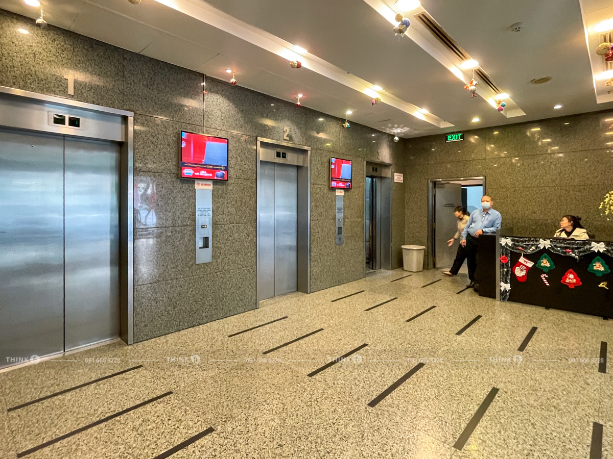 Sảnh văn phòng toà nhà Prime Centre Quang Trung
