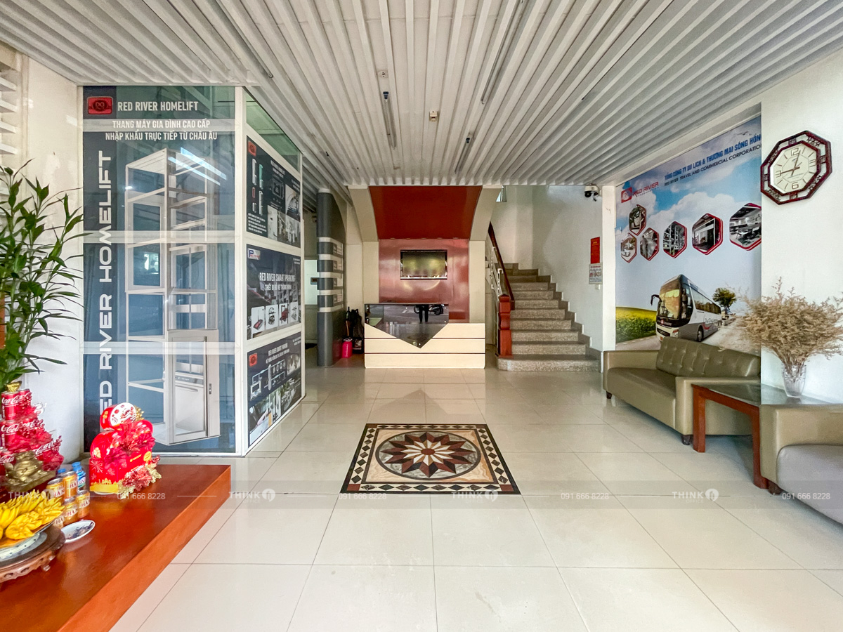 Sảnh văn phòng toà nhà Red River Building Lê Văn Lương