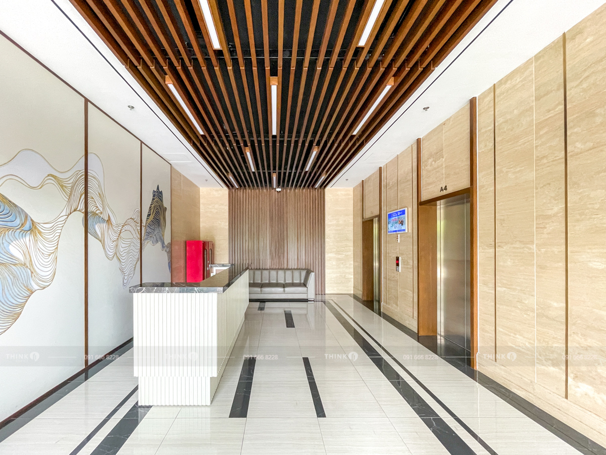 Sảnh văn phòng toà nhà Vinhomes West Point