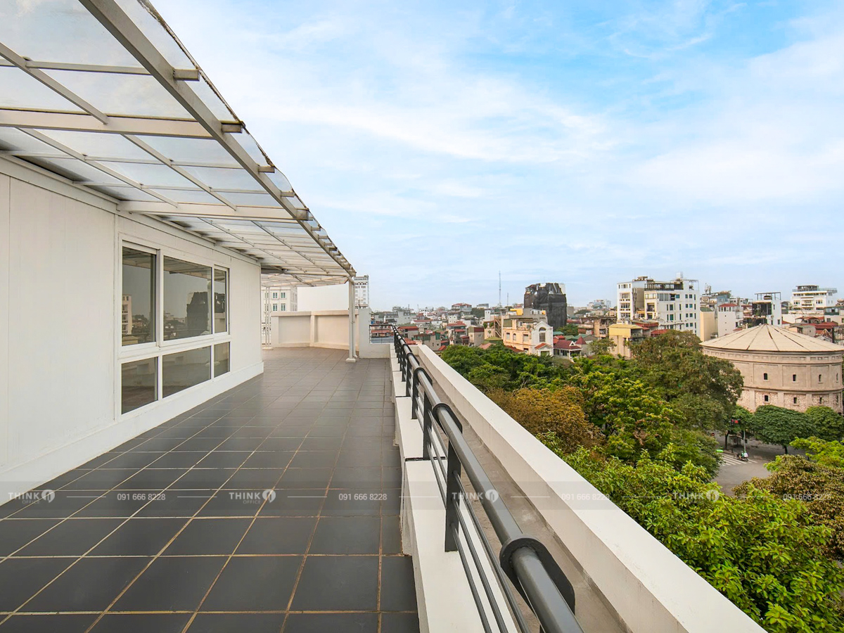 Tầng thượng toà nhà IDMC Hoàn Kiếm Building