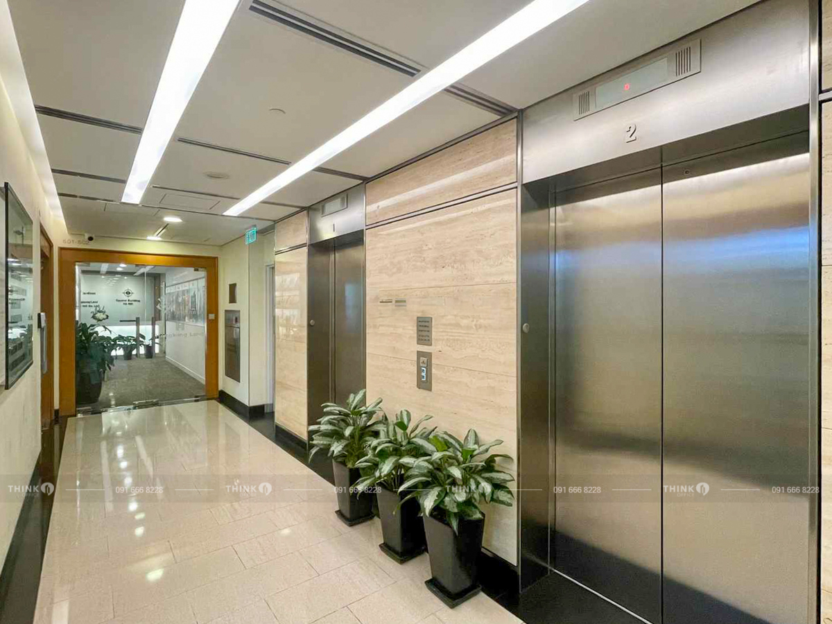 Thang máy văn phòng toà nhà Central Building Hai Bà Trưng
